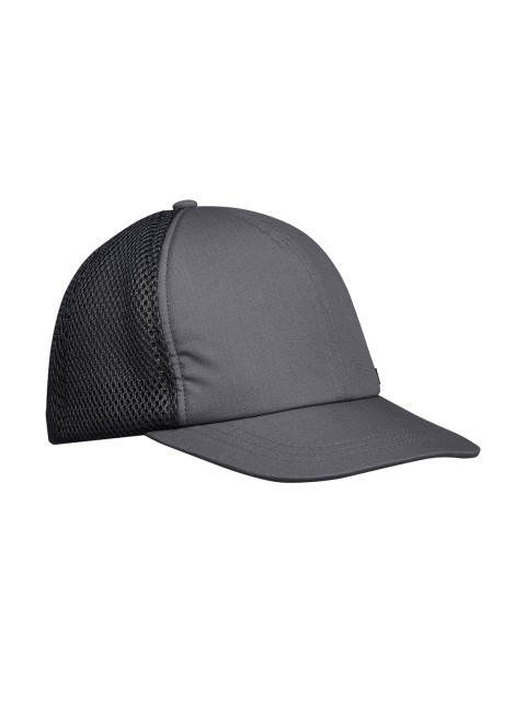 

FORCLAZ By Decathlon Unisex Grey & Black Solid Snapback Cap