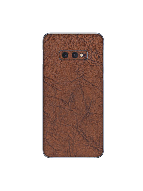 

Trendy Skins Brown Vintage Leather Pattern Samsung Galaxy S10e Phone Skin
