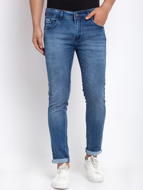 

Rodamo Men Blue Slim Fit Mid-Rise Clean Look Jeans