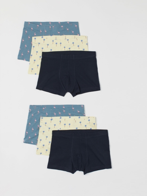 

H&M Men 6-pack Multicoloured Printed Short Trunks 0984349001, Multi