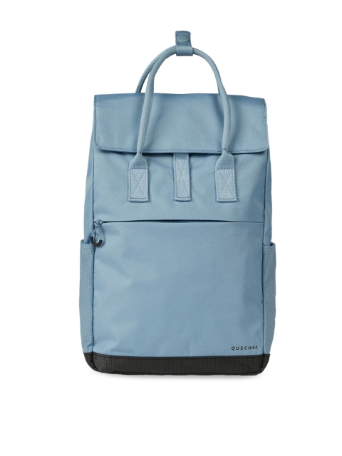 Quechua By Decathlon Unisex Blue Colourblocked Backpacks