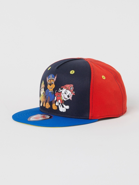

H&M Boys Blue & Red Motif-Detail Cap
