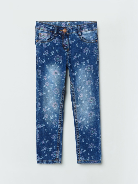 max Girls Blue Regular Fit Jeans