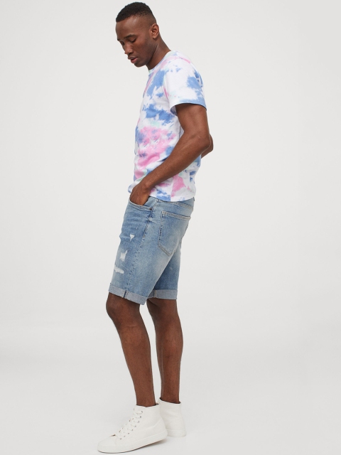 

H&M Men Multicolored Cotton T-shirt, Multi