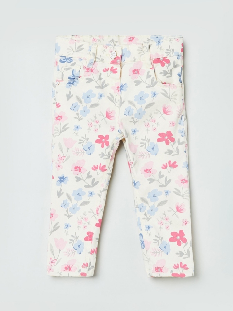 

max Girls Multicoloured Regular Fit Printed Regular Trousers, Multi