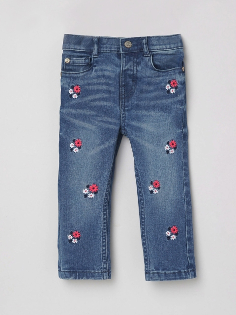

max Girls Blue Regular Fit Mid-Rise Clean Look Stretchable Jeans