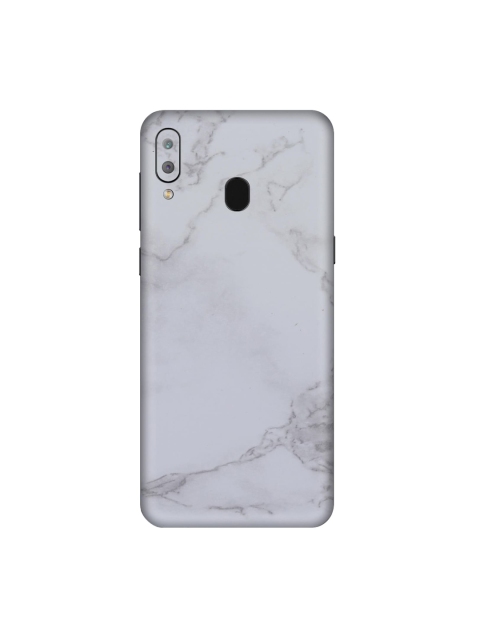 

Trendy Skins White & Grey Marble Print Samsung Galaxy A30 Phone Skin