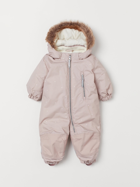 

H&M Kids Pastel Pink Water-Repellent All-In-1 Suit