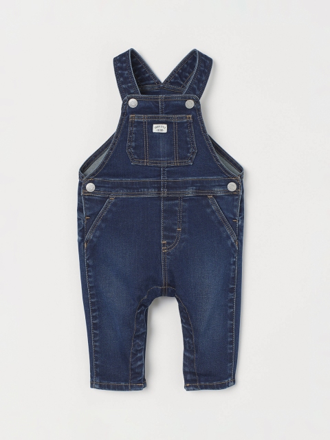 

H&M Boys Navy Blue Denim Dungarees