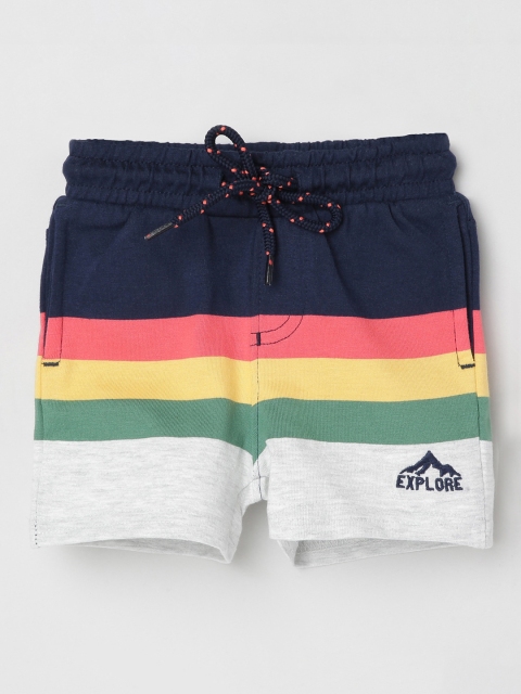 

max Boys Multicoloured Colourblocked Regular Fit Regular Shorts, Multi