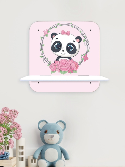 

RANDOM Pink & White MDF Basic Wall Shelf