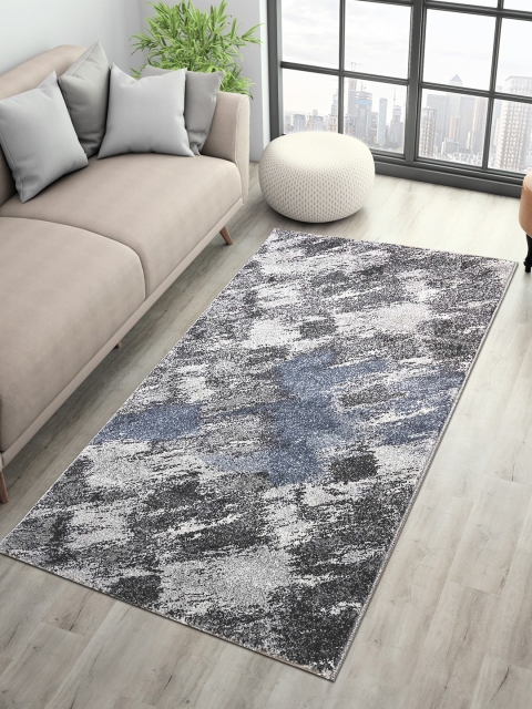 

SPACES Grey & Cream Abstract Print Floor Runner