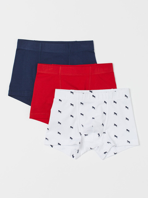 

H&M Boys 3-pack Assorted Solid Boxer Shorts