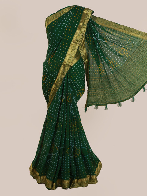 

Pothys Green Woven Design Art Silk Saree
