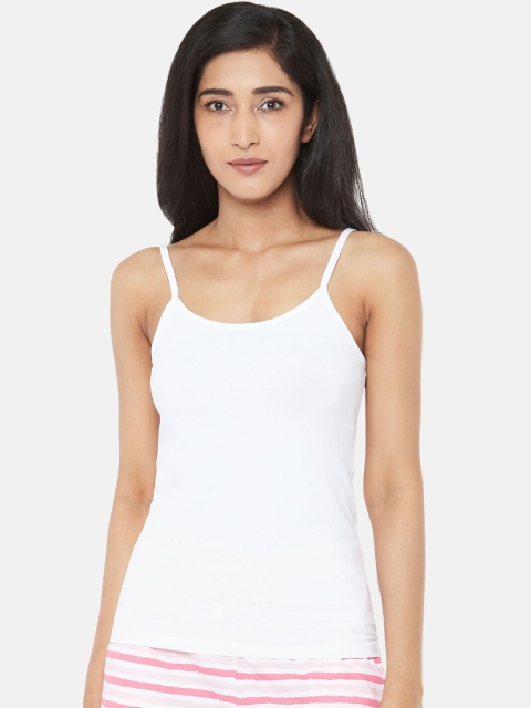 

Dreamz by Pantaloons Women White Solid Camisole