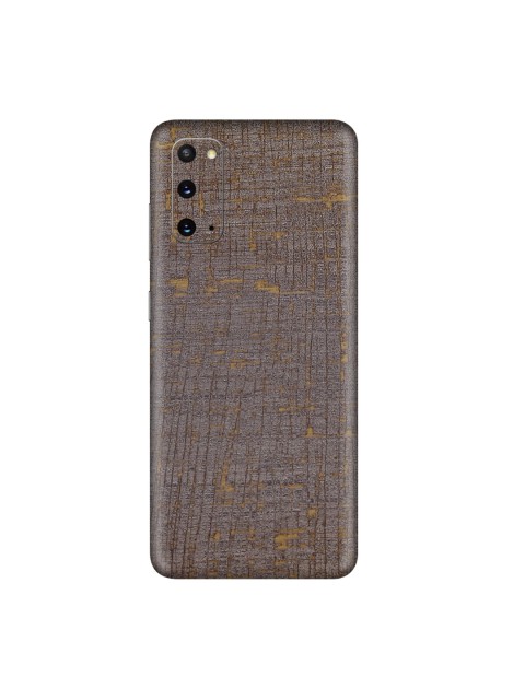 

Trendy Skins Taupe & Gold-Toned Vintage Fabric Pattern Samsung Galaxy S20 Back Case