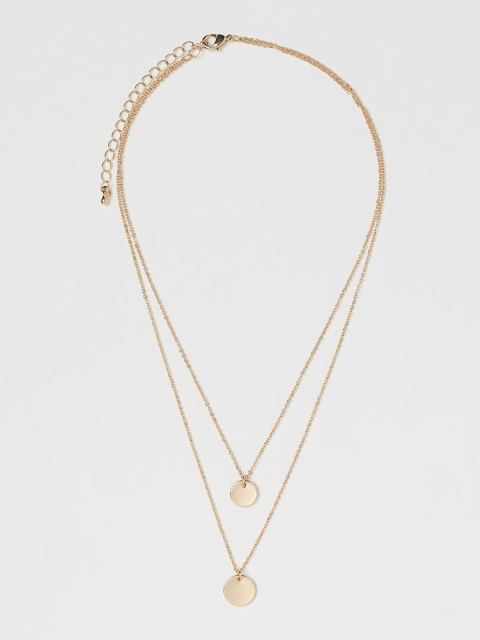 

H&M Women Gold Two-Strand Necklace