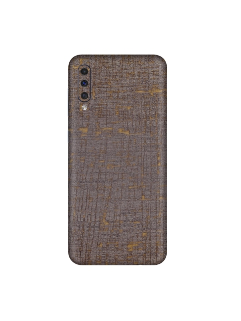 

Trendy Skins Brown Vintage Fabric Pattern Samsung Galaxy A50 Phone Skin