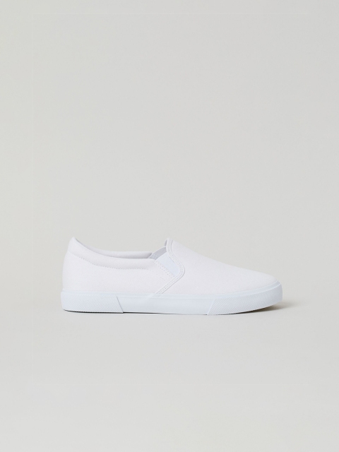

H&M Women White Solid Slip-on Trainers