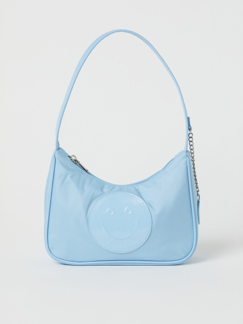 

H&M Blue Solid Small Bag