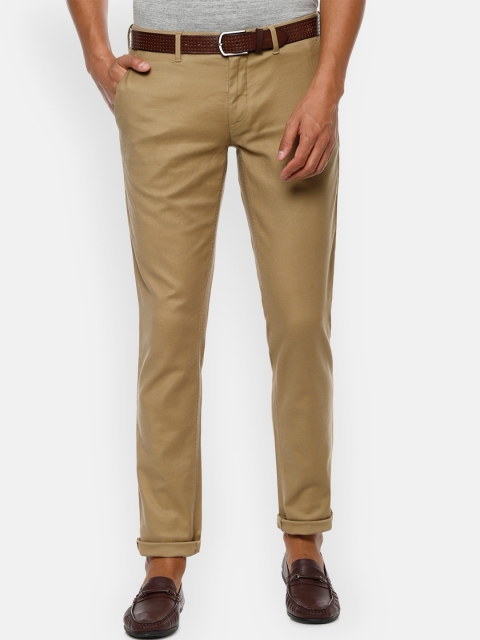 

Louis Philippe Sport Men Khaki Slim Fit Solid Chinos