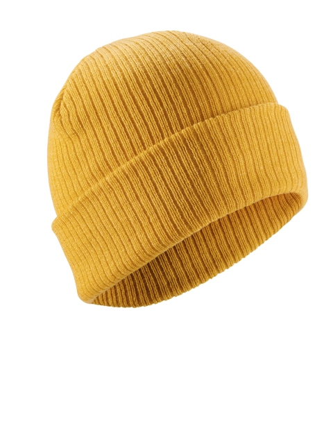 

WEDZE By Decathlon Unisex Yellow Solid Fisherman Skiing Beanie