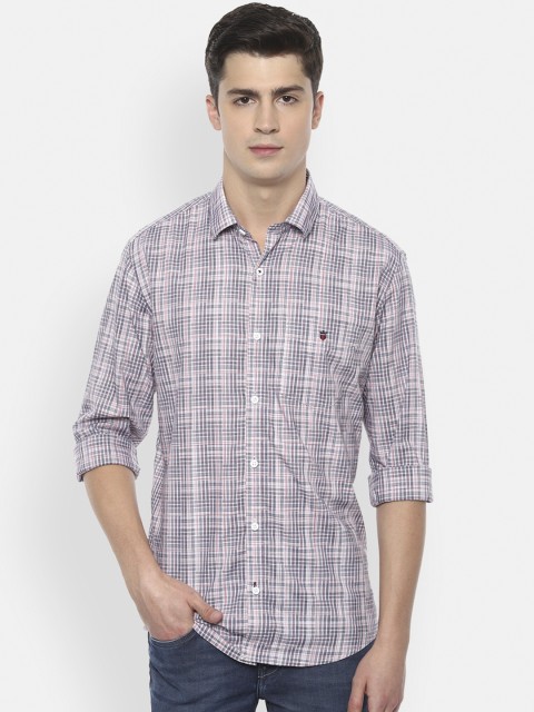 

Louis Philippe Sport Men Blue Slim Fit Checked Casual Shirt