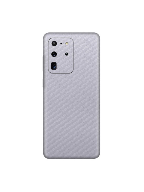 

Trendy Skins White Carbon Fibre Pattern Samsung Galaxy S20 Ultra Phone Skin