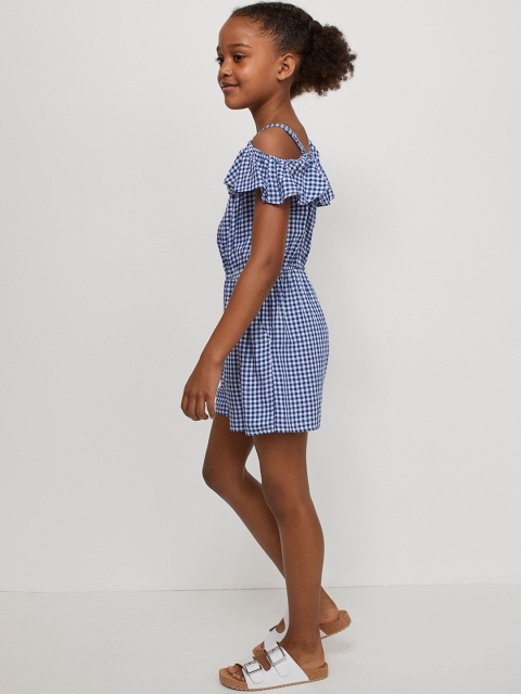 

H&M Girls Viscose One-shoulder playsuit, Multi