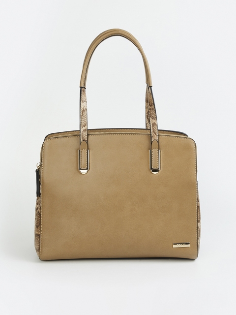 

CODE by Lifestyle Camel Brown Solid Handheld Bag