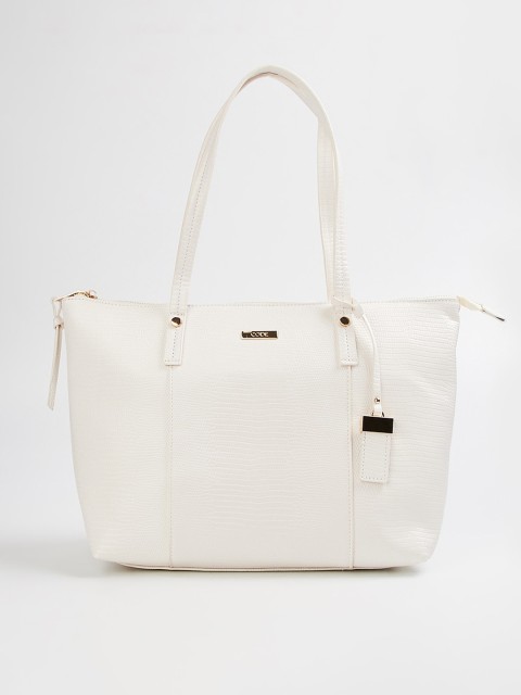 

CODE by Lifestyle Off-White Textured Shoulder Bag