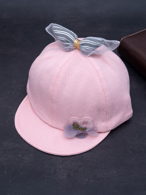 

Golden Peacock Women Pink & Lavender Solid Snapback Cap