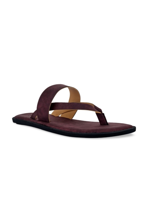 

SKO Men Maroon Comfort Sandals
