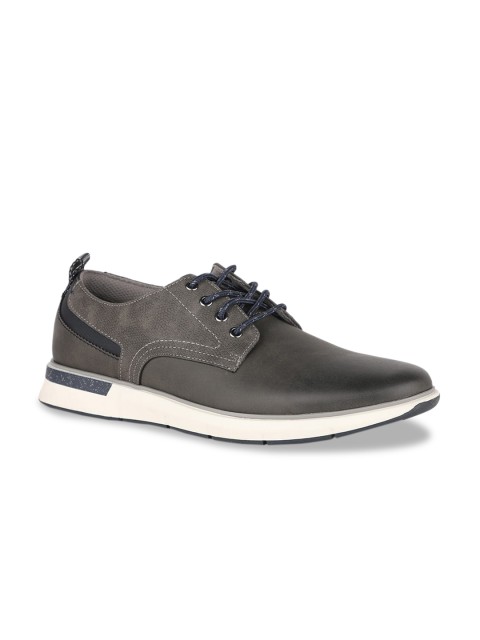 

Bata Men PU Grey Sneakers