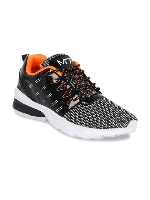 

M7 by Metronaut Men Orange Woven Design Sneakers Casual Shoes