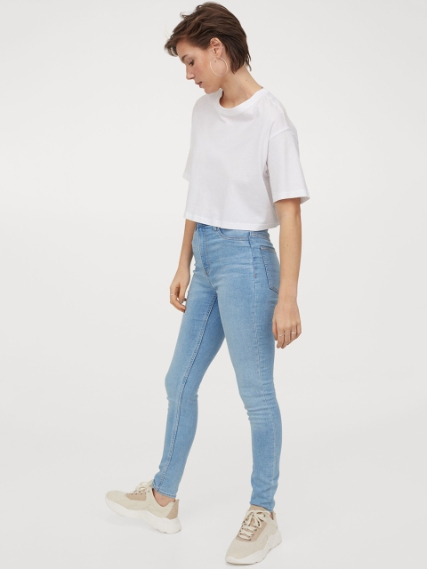 

H&M Women Blue Super Skinny High Jeans