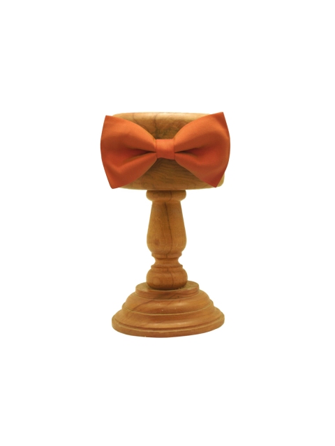 

The Tie Hub Orange Solid Bow Tie