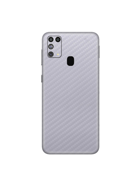 

Trendy Skins Carbon Fibre Pattern Samsung Galaxy M31 Phone Skin, White
