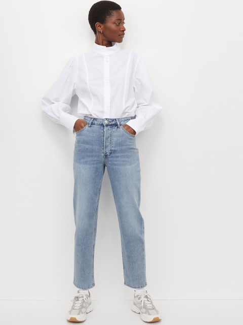 

H&M Women Blue Straight Jeans