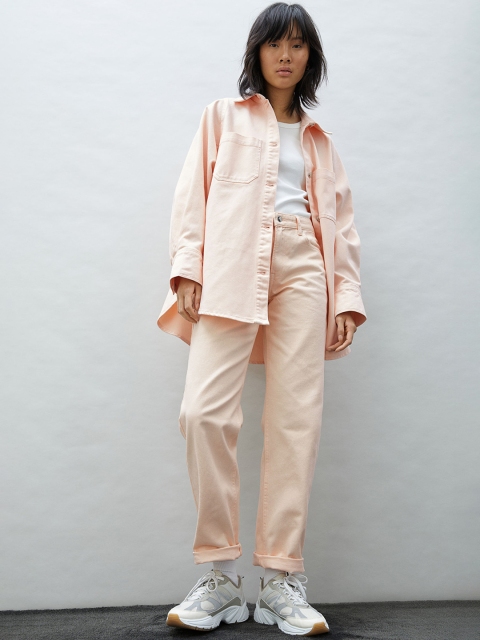 

H&M Women Pink Loose Jeans