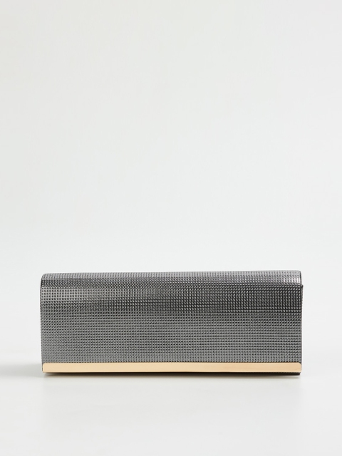 

CODE by Lifestyle Grey Textured Clutch