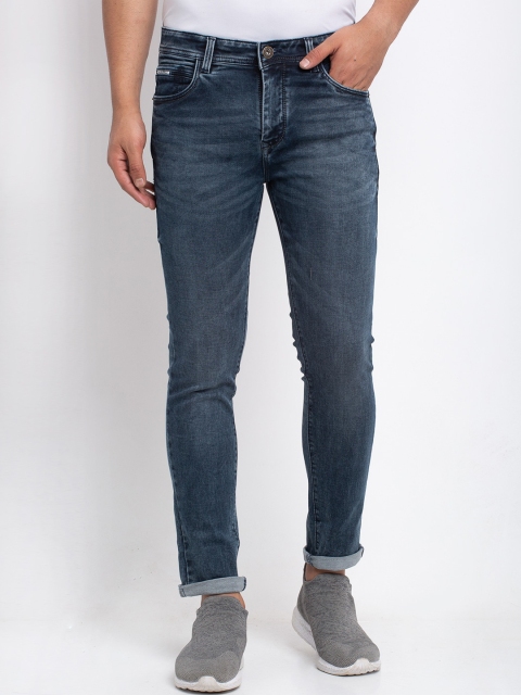 

Rodamo Men Blue Slim Fit Mid-Rise Clean Look Jeans