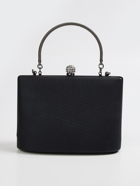 

CODE by Lifestyle Black Embellished Box Clutch
