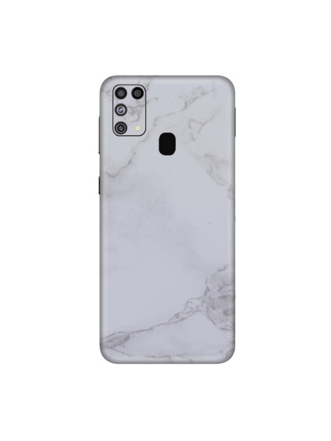 

Trendy Skins Marble Pattern Samsung Galaxy M31 Phone Skin, White