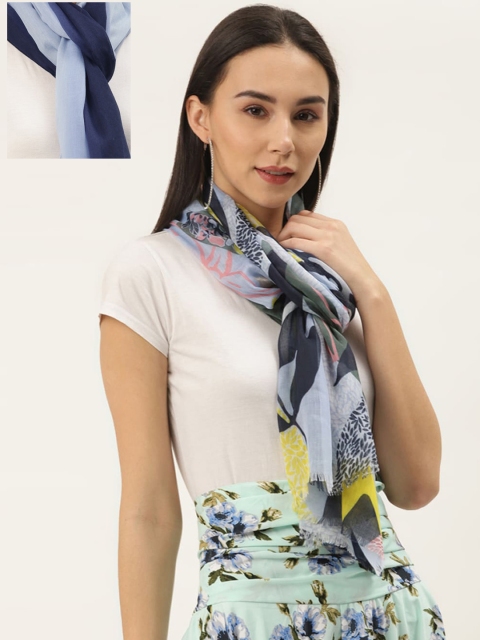 

Trend Arrest Women Multicoloured Pack of 2 Printed Scarf, Multi