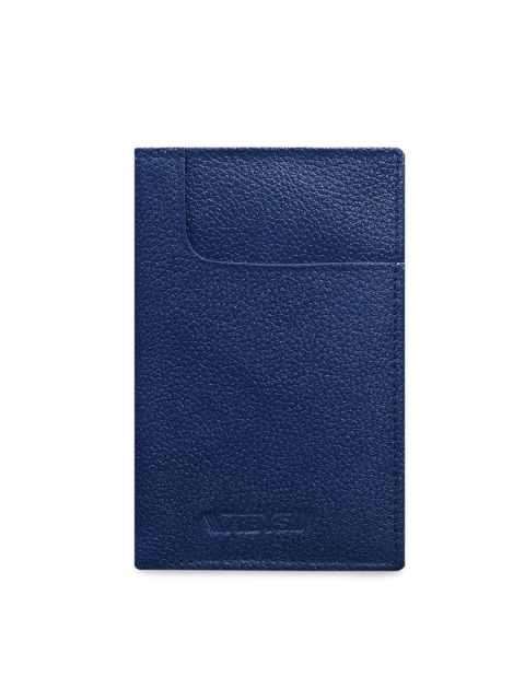 

ABYS Men Blue Solid Two Fold Leather Wallet