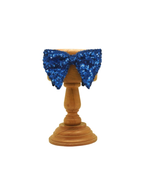 

The Tie Hub Blue Solid Pre-Tied Bow Tie