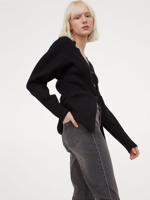 

H&M Women Grey Slim High Ankle Jeans