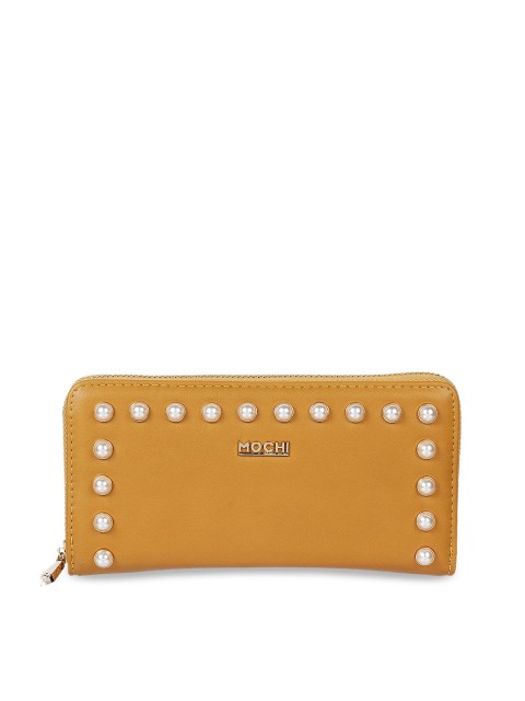 

Mochi Yellow Embellished Purse Clutch