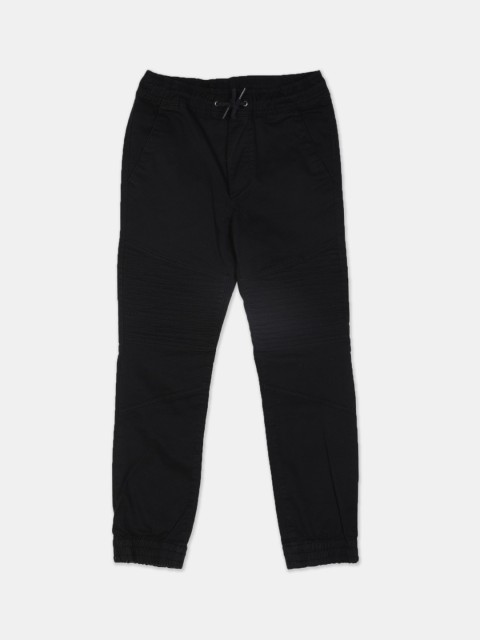 

GAP Boys Black Regular Fit Solid Joggers